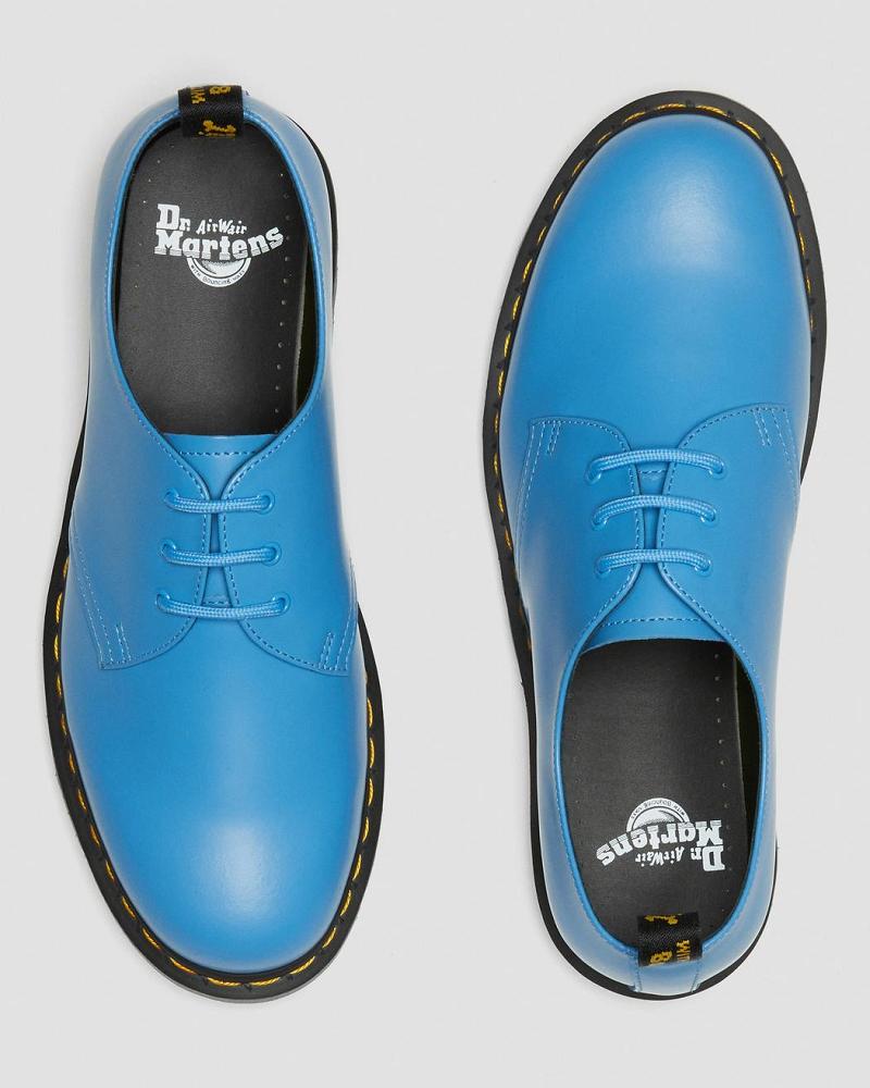 Dr Martens 1461 Iced Smooth Leren Oxford Schoenen Dames Blauw | NL 443SGL